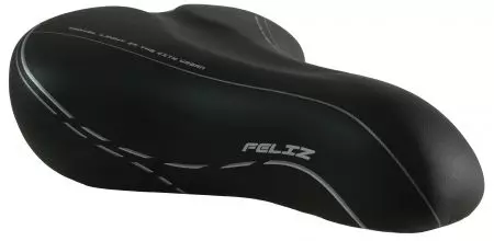 Siodełko rowerowe Monte Grappa Feliz miejskie czarne - SIM1610