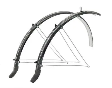 Błotniki rowerowe Spencer 26"/53 winyl chlapacz czarny - BLK215