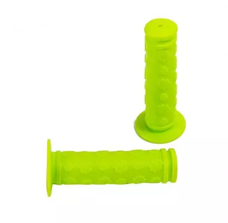 Chwyty kierownicy gripy Spencer 100mm kwiatki zielone - CHW005