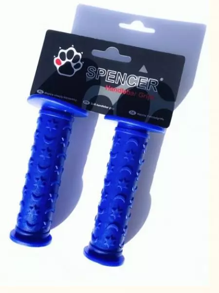 Chwyty kierownicy gripy Spencer 100mm księżyc niebieski - CHW004