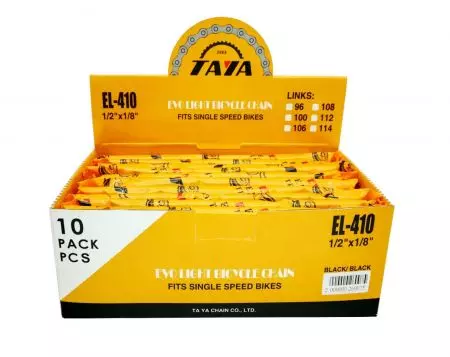 Łańcuch rowerowy 1s Taya 112L - LAN002K
