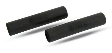 Chwyty rowerowe gripy Velo VLG-1381a 130mm silikon czarny - CHW381