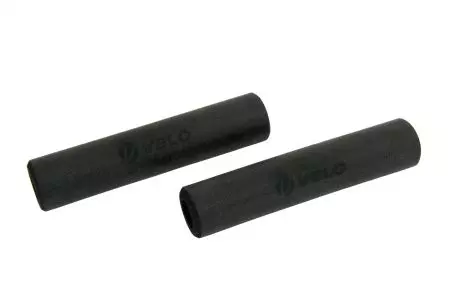 Chwyty rowerowe gripy Velo VLG-1381a 130mm silikon czarny - CHW381