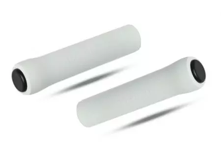 Chwyty rowerowe gripy Velo VLG-1381a 130mm silikon biały - CHW382