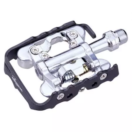 Pedały rowerowe Wellgo WPD-M17C SPD aluminium czarno-srebrne - PED171