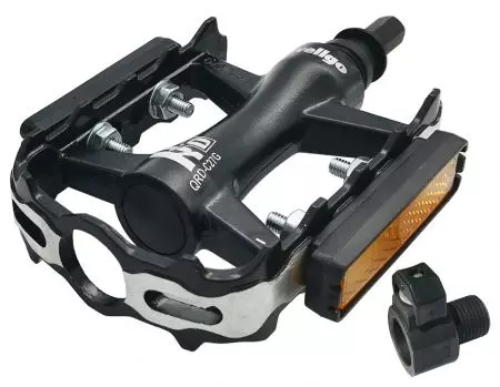 Pedały rowerowe Wellgo QRD-C27G szybkie wypięcie aluminium odblask - PED271