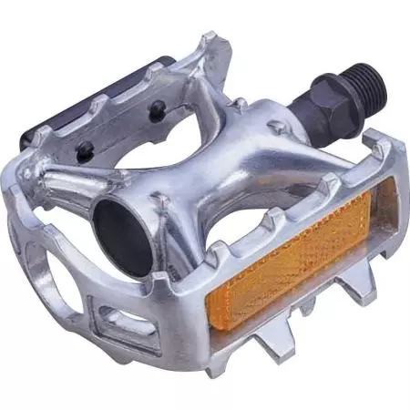 Pedały rowerowe Wellgo LU-935 MTB aluminium odblask srebrne - PED935