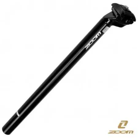 Sztyca wspornik siodełka Zoom 25.4x400mm czarny połysk - SIOW100