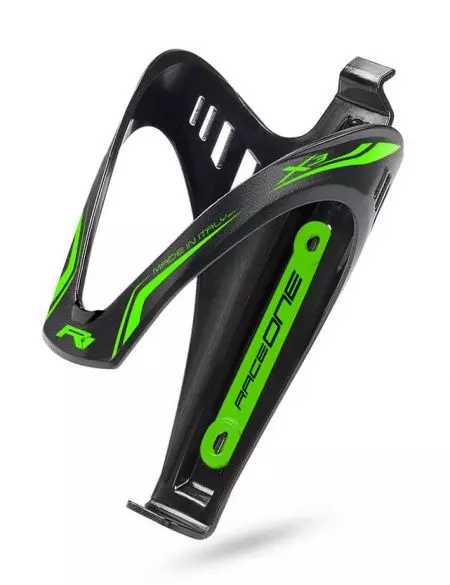 Koszyk na bidon Raceone X3 zielony fluo - KOB032
