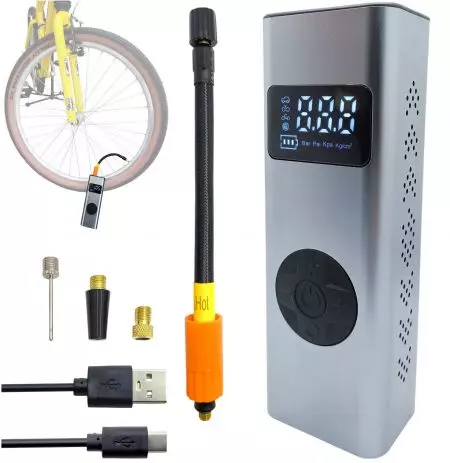 Kompresor samochodowy HLP pompka elektryczna sprężarka 5400mAh