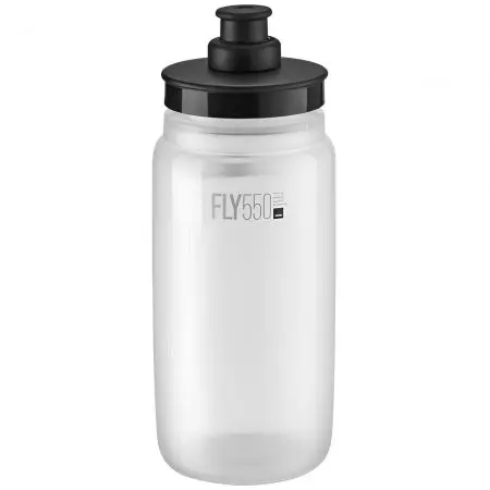 Bidon rowerowy Elite FLY TEX transparentny 550ml 