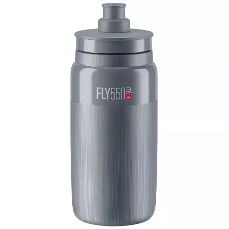 Bidon rowerowy Elite FLY TEX szary 550ml