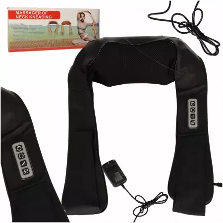 Kołnierz masujący rozgrzewający masażer Shiatsu szyi karku pleców - KX4622