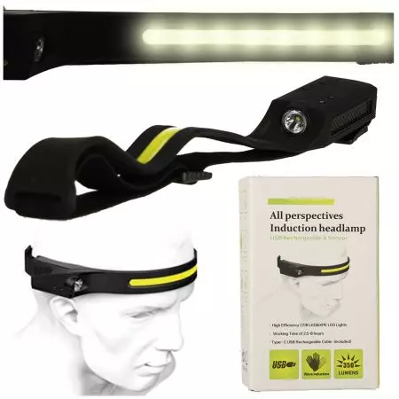 Latarka lampka czołowa czołówka LED akumulatorowa - KX4841