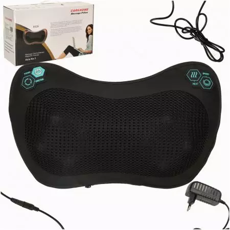 Masażer do pleców shiatsu poduszka do masażu rozgrzewająca - KX3716