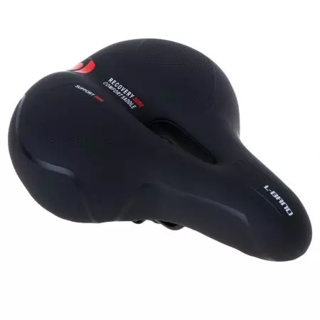 Siodełko rowerowe Rallex sportowe wygodne pianka elastyczna lampka LED - KX5059