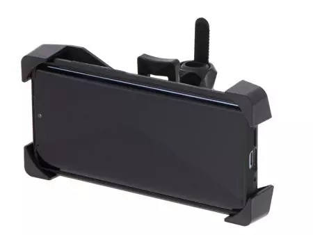 Uchwyt na telefon rowerowy motocyklowy czarny C51 stabilny - KX5337