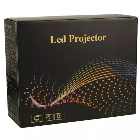 Projektor rzutnik przenośny LED TFT LCD 16:9 1920x1080 USB 20W biały  - KX3915