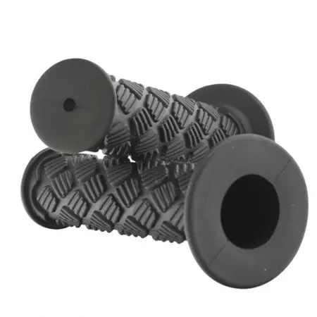 Chwyty rowerowe gripy gumowe 120mm Czarne - CRANKBIKE016