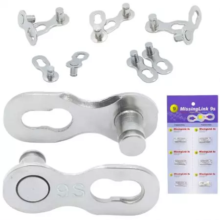 Spinka do łańcucha rowerowego VINI 9s chain connector blister 6szt