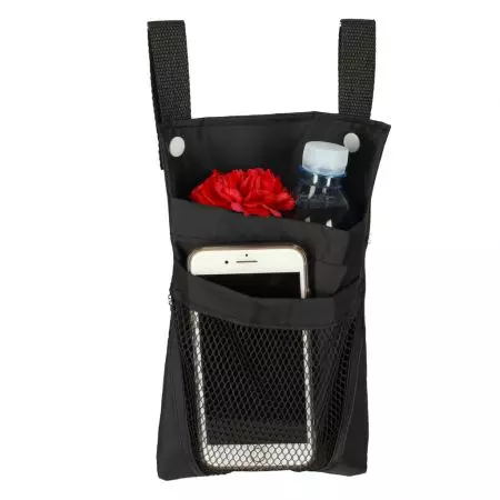 Sakwa na rower hulajnogę torba rowerowa na kierownicę smartfon czarna - KX3268
