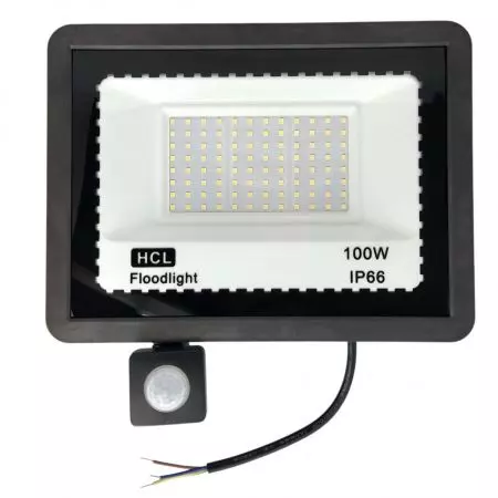 Lampa naświetlacz czujnik ruchu reflektor 100W 6500K - KX3095