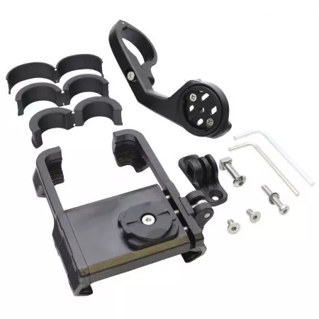 Uchwyt na telefon VINI PH01 na rower hulajnogę + mocowanie kamery latarki - VINIBH01