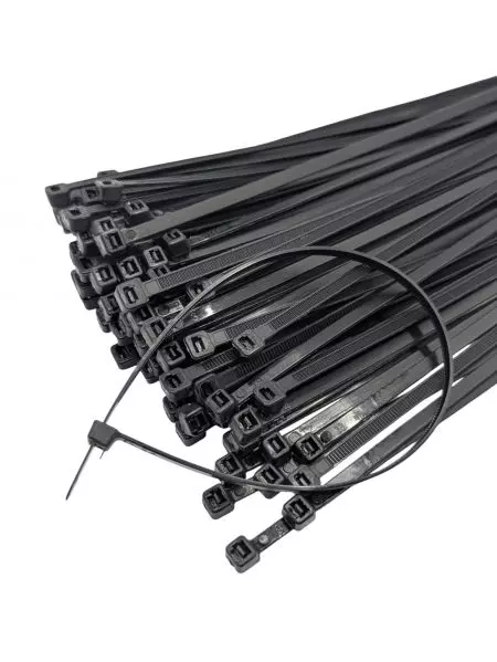 Bardzo Mocne Opaski Trytytki Zaciskowe Kablowe Czarne 4,8x400mm 100szt - CRANKBIKE113