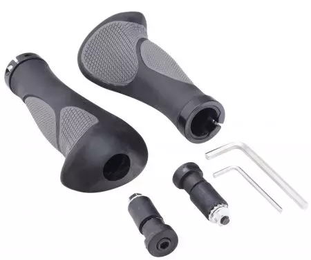 Chwyty rowerowe gripy GP-MD028 obejma lock-on ergonomiczne 135mm  - AWR2251