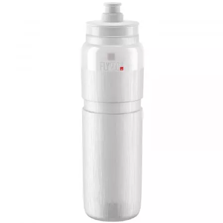 Bidon rowerowy Elite FLY TEX przezroczysty szary 950ml  - EL0160920