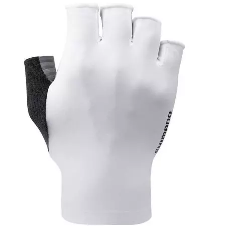 Rękawiczki Shimano Advanced męskie białe M  - ECWGLBSYS41MW0105