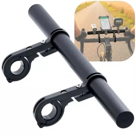 Uchwyt rowerowy na kierownicę przedłużenie kierownicy