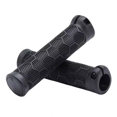 Chwyty rowerowe rączki kierownicy gripy Vini Ergo Grip Lock 1 130mm Czarne