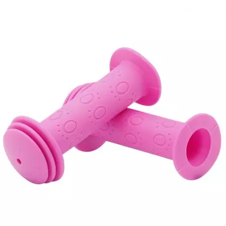 Chwyty rowerowe rączki kierownicy gripy Vini Kids 1 105mm Różowe