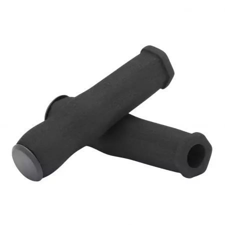 Chwyty rowerowe rączki kierownicy gripy Vini NBR 127mm Czarne