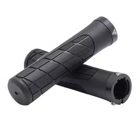 Chwyty rowerowe rączki kierownicy gripy Vini TPE 135mm Czarne