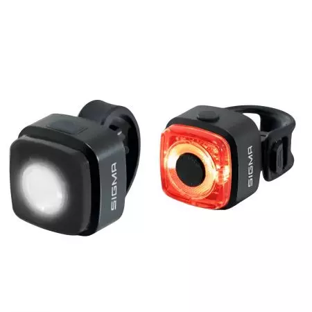 Lampka rowerowa Sigma Aura Micro RSTS USB-C przód + tył zestaw oświetlenia - 15062