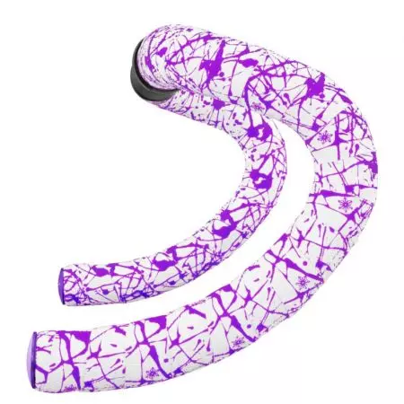 Owijka kierownicy Supacaz Super Sticky biało purpurowa