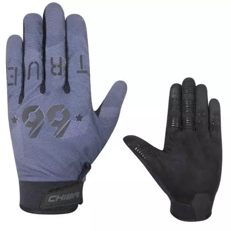 Rękawiczki Chiba Double Six szare 3XL