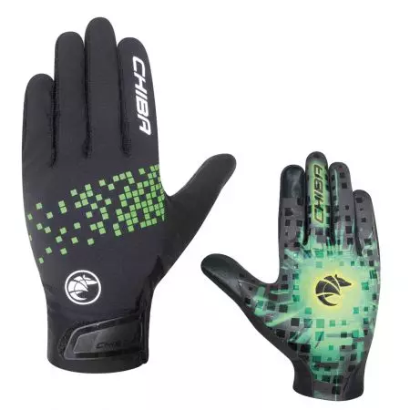 Rękawiczki Chiba Downhill Youth zielone XS/S