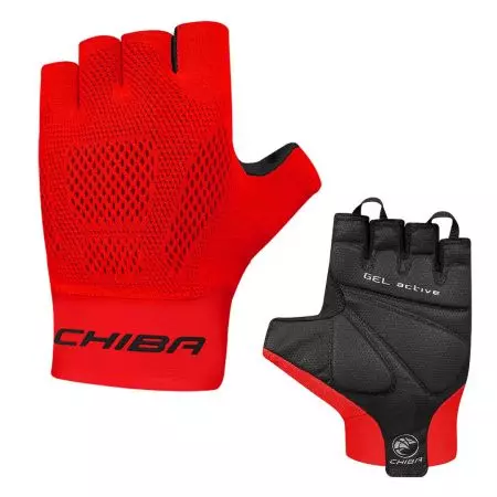 Rękawiczki Chiba Gel Super Comfort czerwone XXL