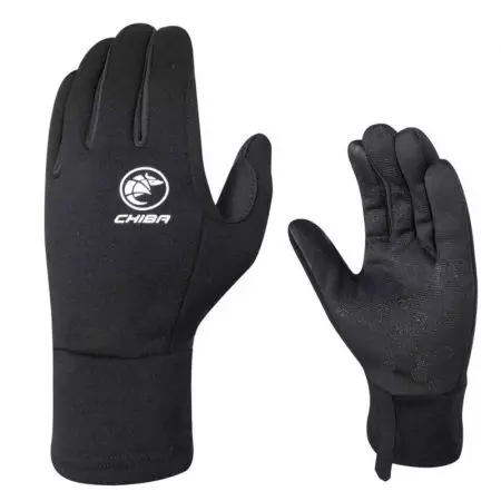 Rękawiczki rowerowe Chiba Polarfleece czarne L - 3150320-C-4