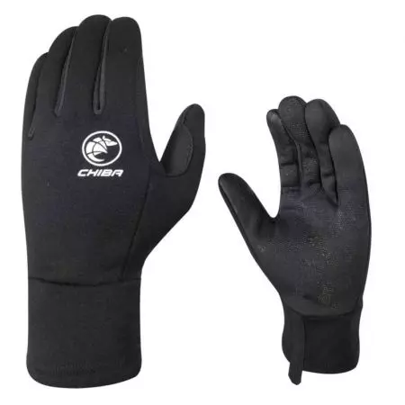 Rękawiczki rowerowe Chiba Polarfleece czarne M - 3150320-C-3