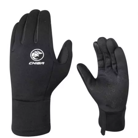 Rękawiczki rowerowe Chiba Polarfleece czarne S - 3150320-C-2