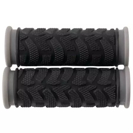 Chwyty rowerowe gripy Grip shift szaro czarny - CH023