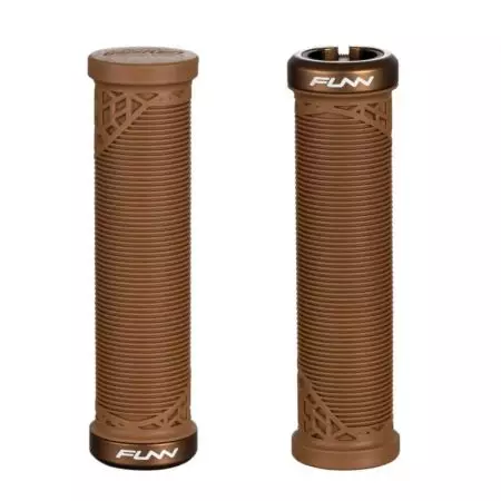 Chwyty rowerowe gripy Funn Hilt JR 110mm brązowe