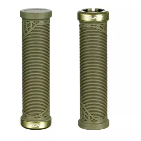 Chwyty rowerowe gripy Funn Hilt JR 110mm oliwkowe