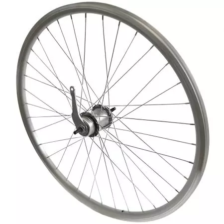 Koło rowerowe 26" tył Nexus stożek srebrne - K26-T-NS-SS - K26-T-NS-SS