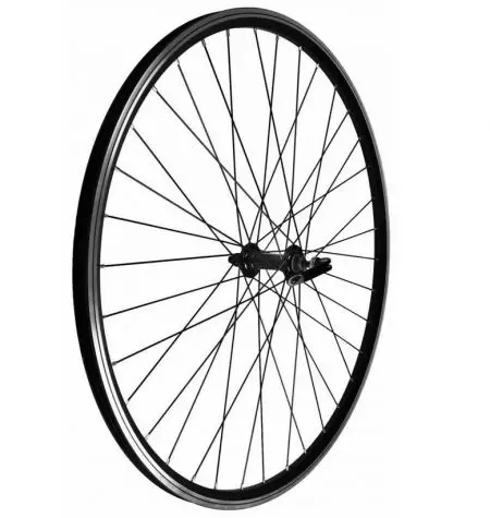 Koło rowerowe 28" przód V-Brake QR obręcz czarna - K28-PV-S-CSQR