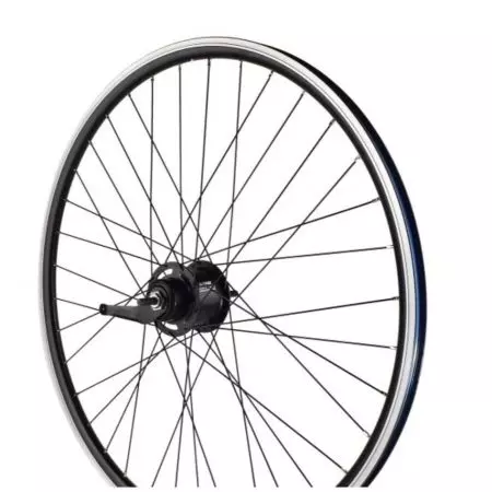 Koło rowerowe 28" tył Nexus 7 biegów stożek czarne